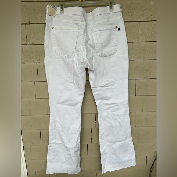 Pilcro The Icon Flare white denim jeans size 31 - Picture 6 of 11